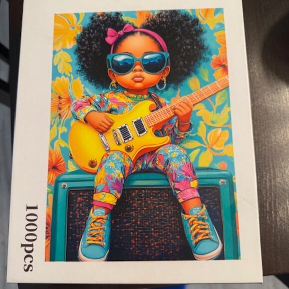 1000 Little Girl Magic Jigsaw Puzzle - Picture 2 of 4